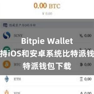 Bitpie Wallet目前支持iOS和安卓系统比特派钱包下载