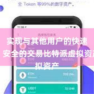 实现与其他用户的快速、安全的交易比特派虚拟资产