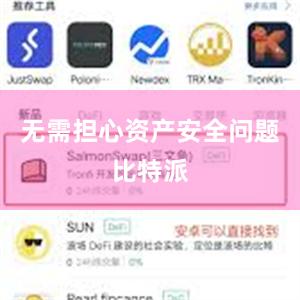 无需担心资产安全问题比特派
